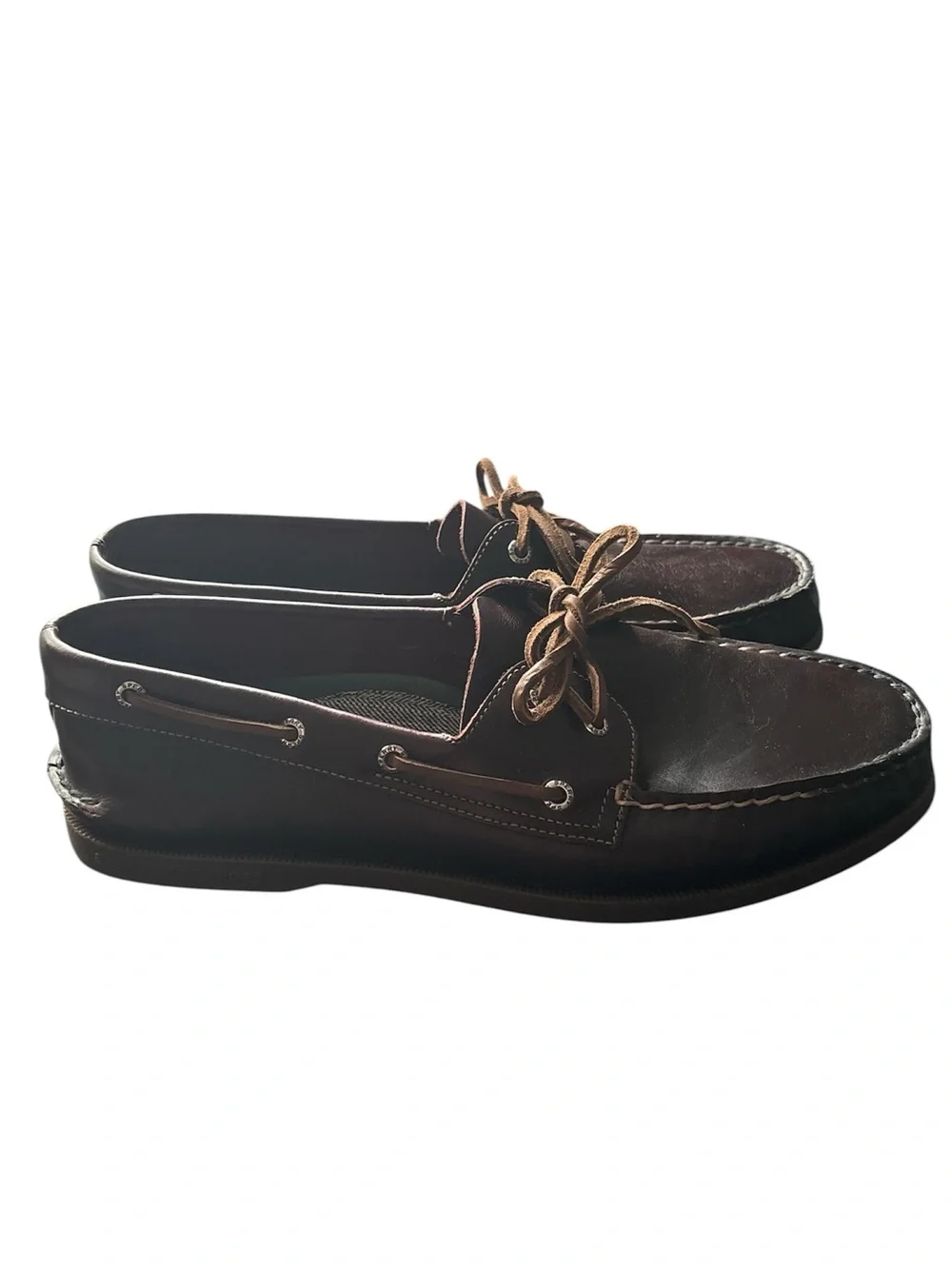Mens Sperry Authentic Original 2-Eye Boat Shoes Amaretto 12